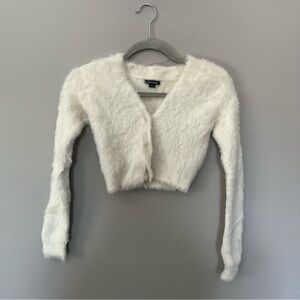 wild fable furry cropped sweater